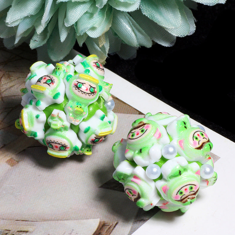 Wholesale 10pcs Cute cartoon Beads
