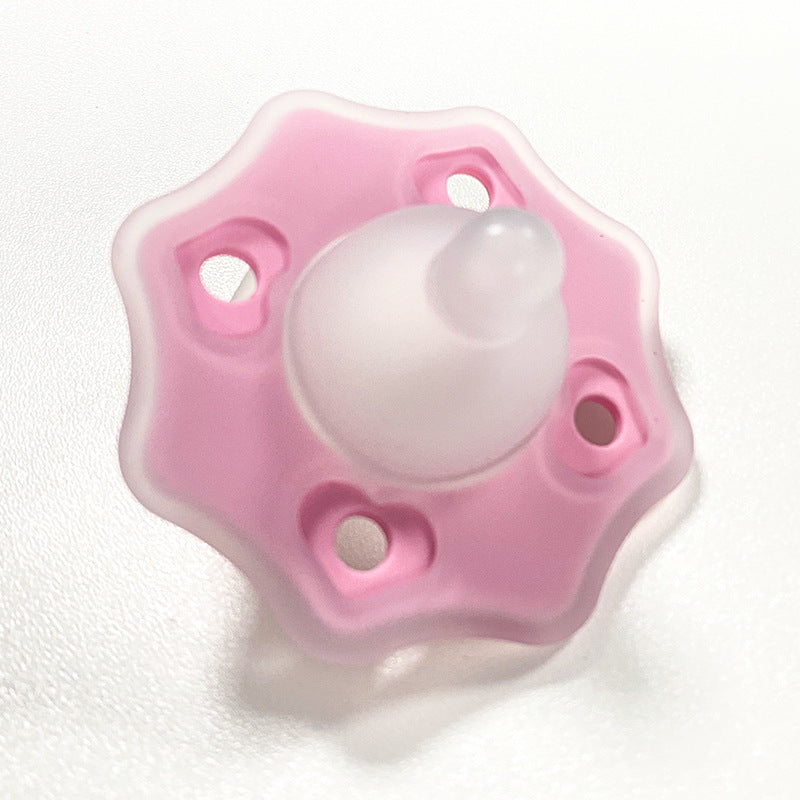 Wholesale Silicone Two-color Teether Pacifier