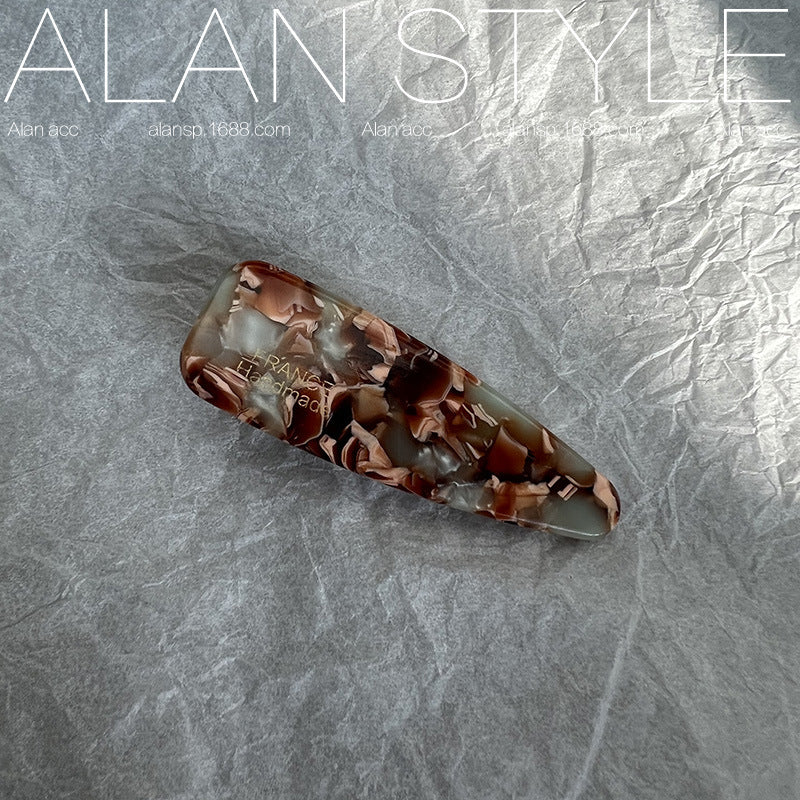 Wholesale Triangle Water Drops Small Duckbill Acetate Fiber Hair Clips