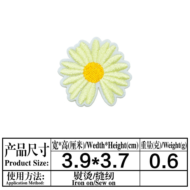 Wholesale Trendy Embroidery Patches Cloth Applique For Clothing Shoes Bags DIY Decorative Accent