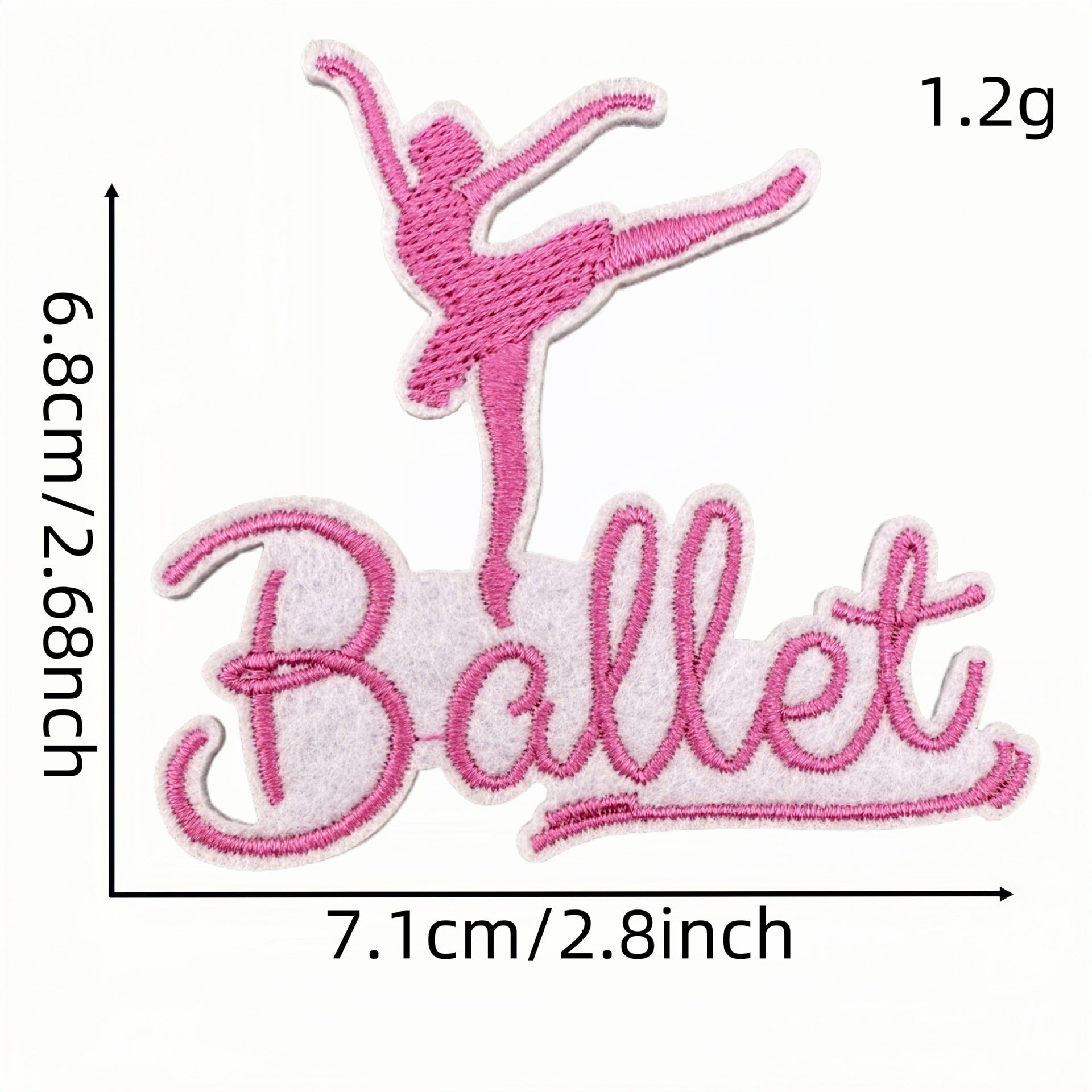 Wholesale Colorful Graffiti Cartoon Ballet Dance Girl DIY Patches