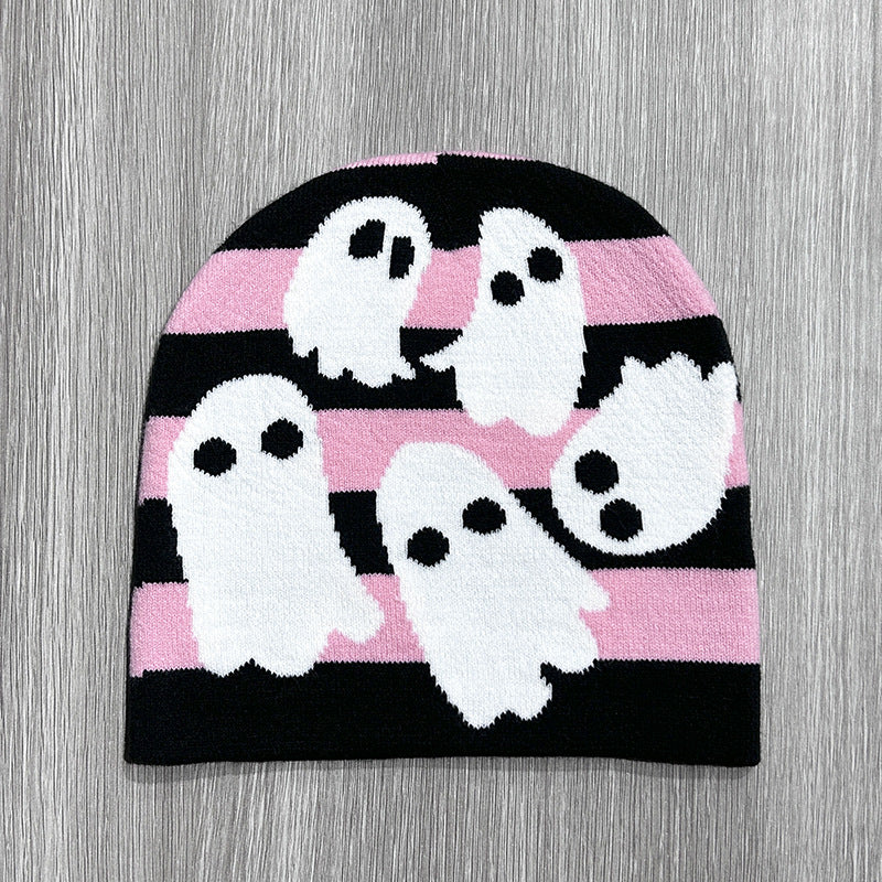 Wholesale Acrylic Halloween Ghost Wool Hats
