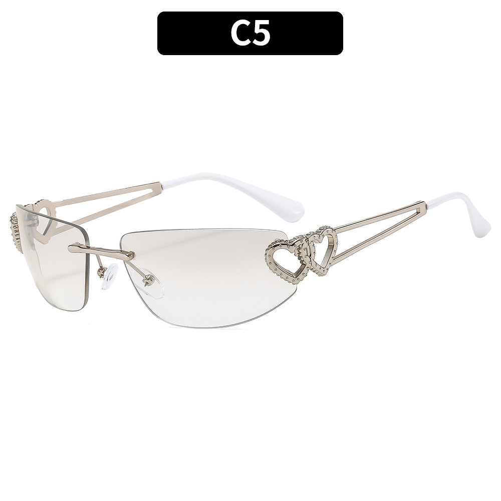 Gafas de sol y2kpc sin marco al por mayor