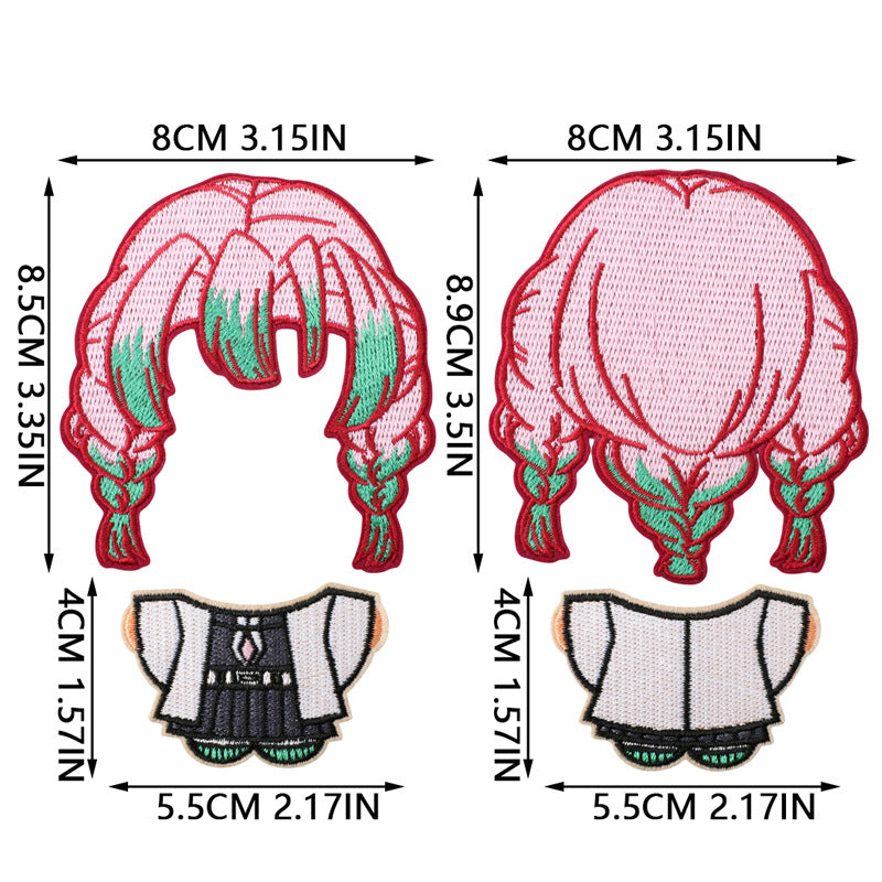 Wholesale Stylish DIY Non Woven Fabric Doll Embroidery Patch Kit 200 Sets Polyester Thread For Clothing Accessories OLY Exclusive