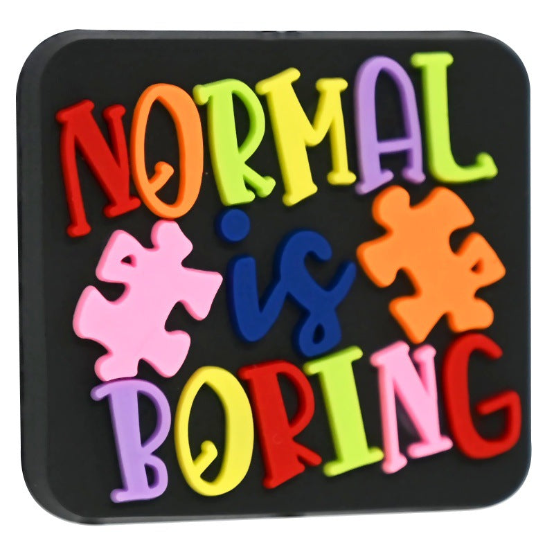 Wholesale  Random 100pcs/pack  Cartoon colored bead Focal Beads