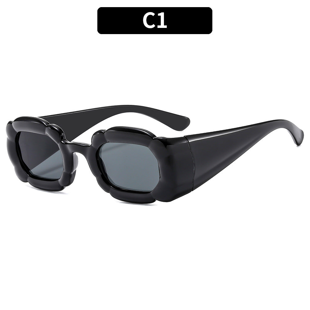 Wholesale Irregular Petal PC Sunglasses