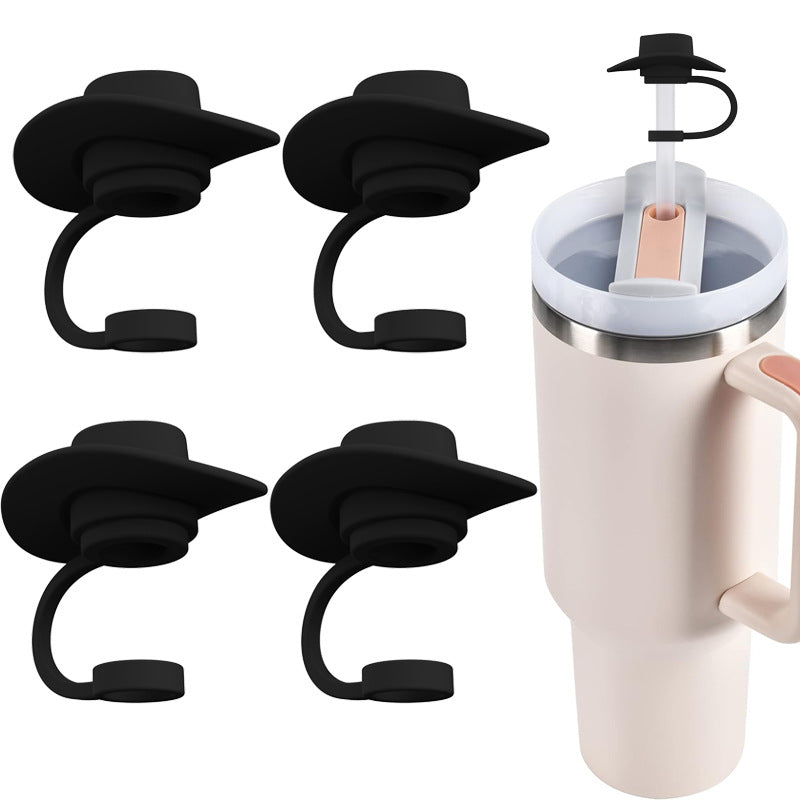 Wholesale 6-10mm Dust-proof Silicone Straw Caps