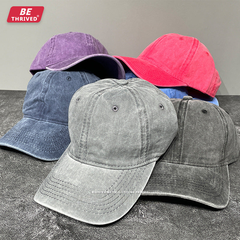 Wholesale wash old hip hop cap curved eaves baseball cap