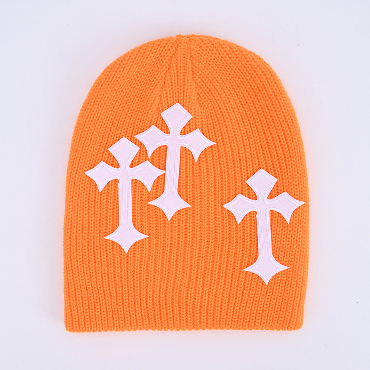 Wholesale Dark Cross Woolen Loose Knitted Cold Acrylic Hat