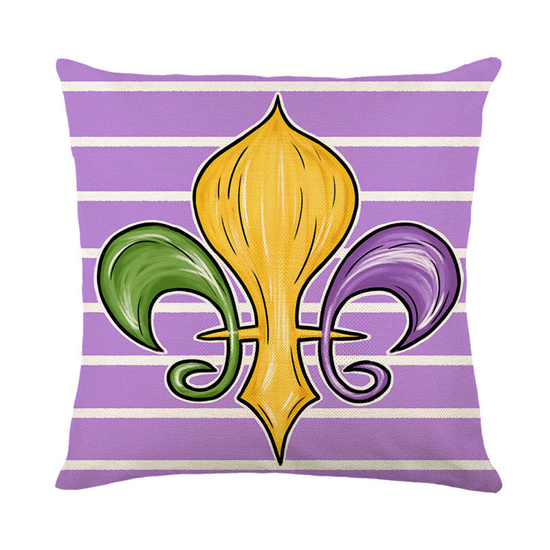 Wholesale Carnival Mask Polyester Pillow Cover