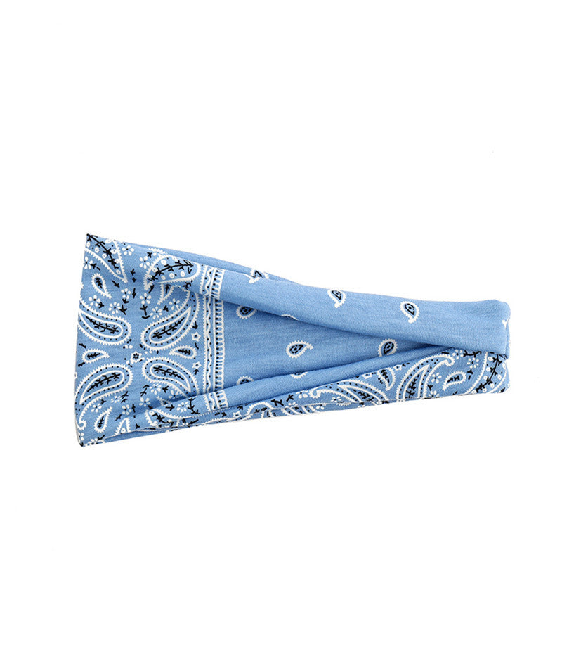 Wholesale Yoga Printed Bohemian Stretch Headband