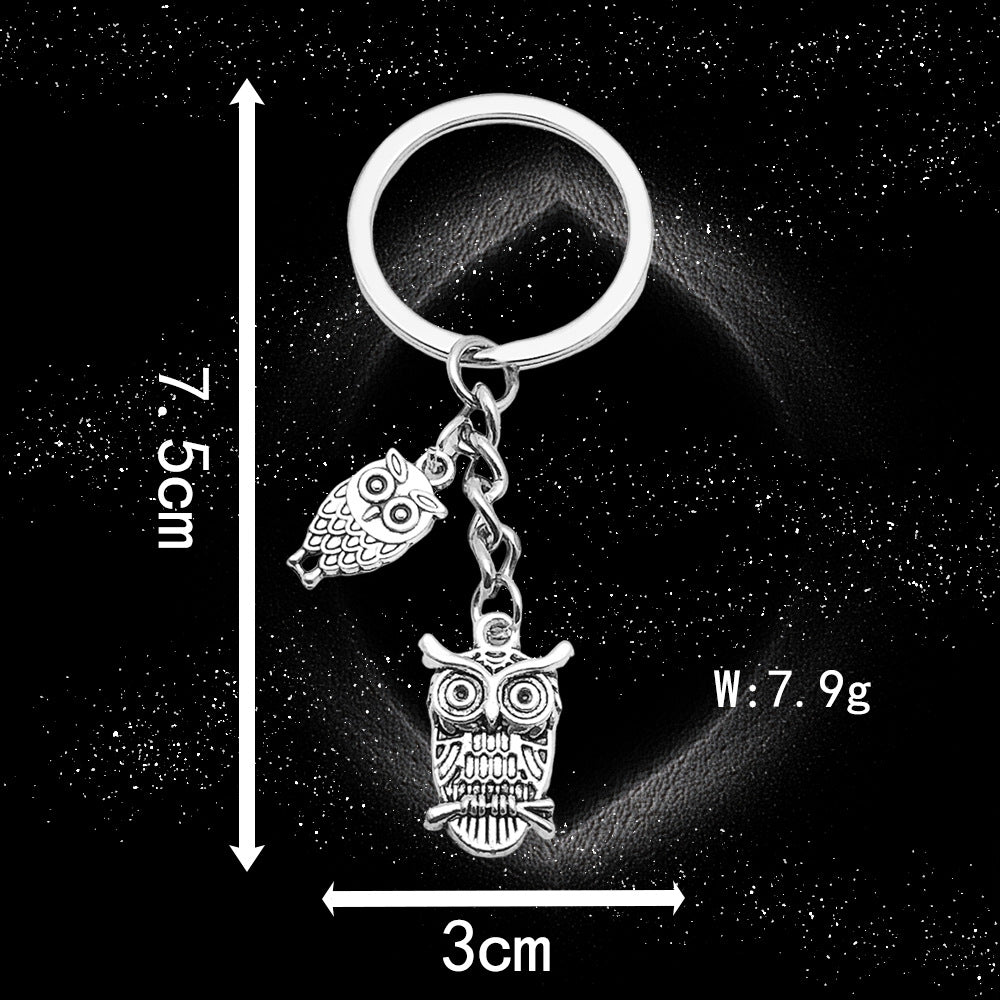 Antique silver oil drop key creative accessories