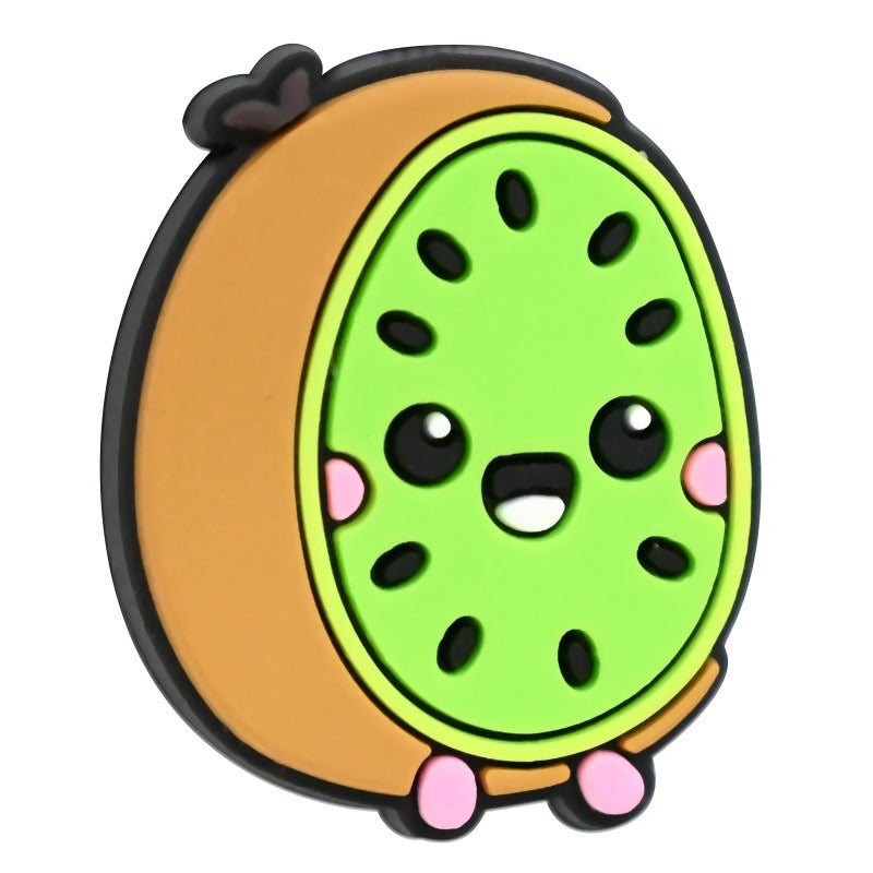 Wholesale Random 100pcs/pack  Cute Cartoon Fruit Series Handmade Beaded Accessories