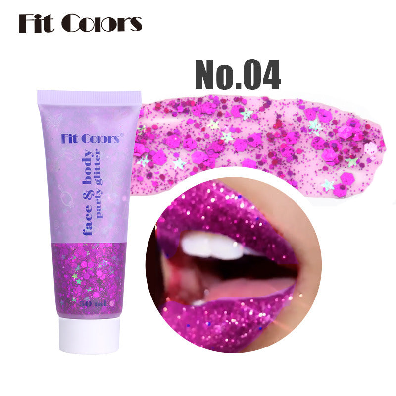Wholesale Mermaid Scale Face Body Lip Sequins Eye Shadow Colorful Sequins