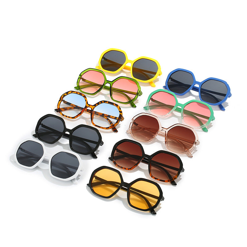 Wholesale Personalized Polygonal Octagonal PC Sunglasses