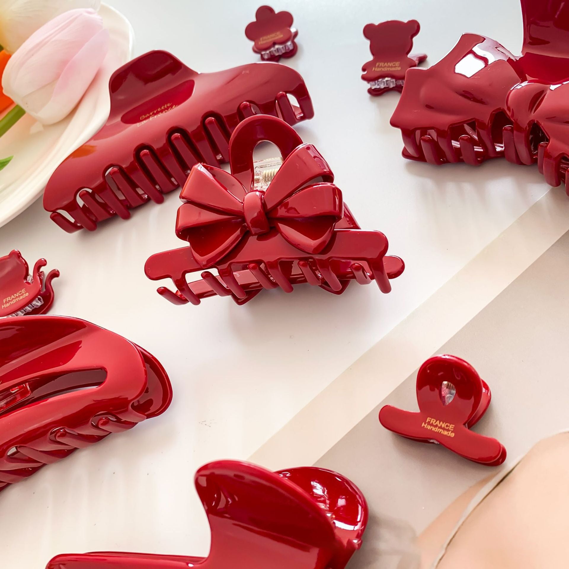 Wholesale Tanabata Valentine's Day Fashion Back Head Shark Clip for Women