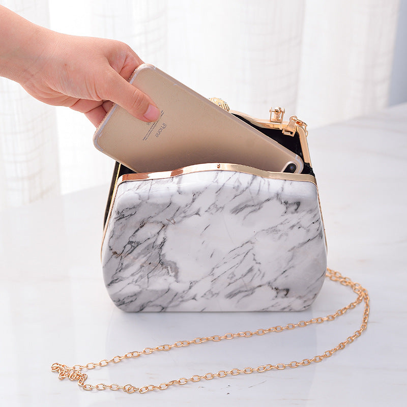 Wholesale Marble PU Creative Simple and Personalized Handbag