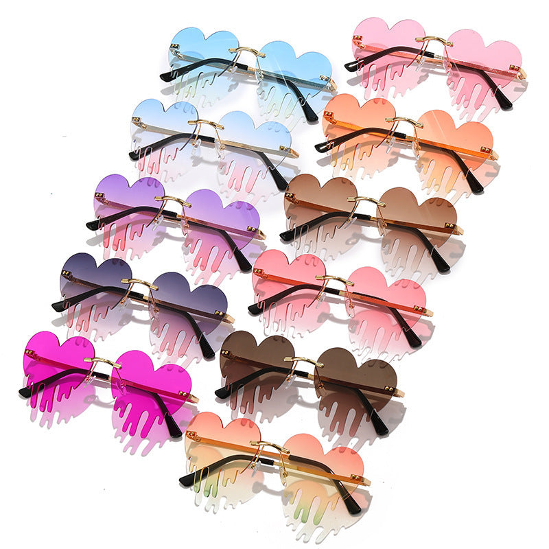 Wholesale 028 New Fashion Personalized Sunglasses Colorful Ocean Lens Sunglasses for Men and Women