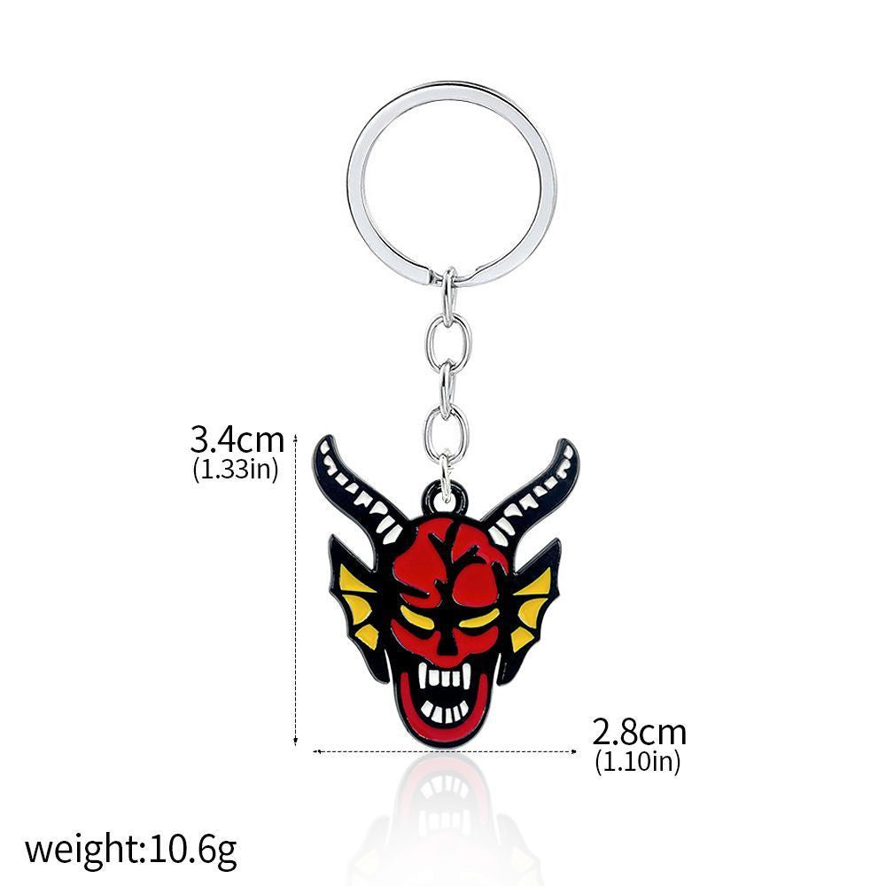 Wholesale Cartoon 26 letter waffle metal keychain OLY Exclusive