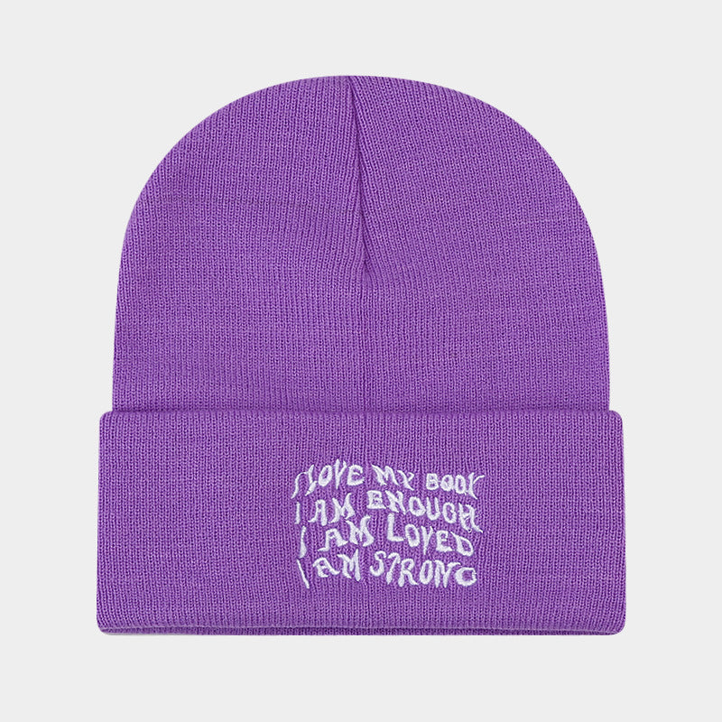 Wholesale Winter Beanie Embroidered Knitted Hat