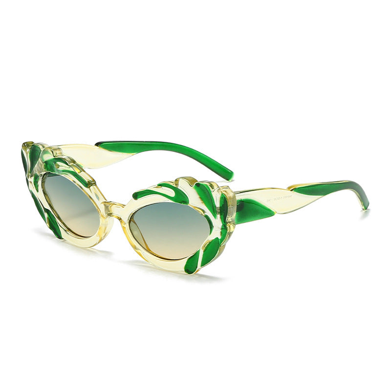 Wholesale High-end Street Style Cat Eye Sunglasses