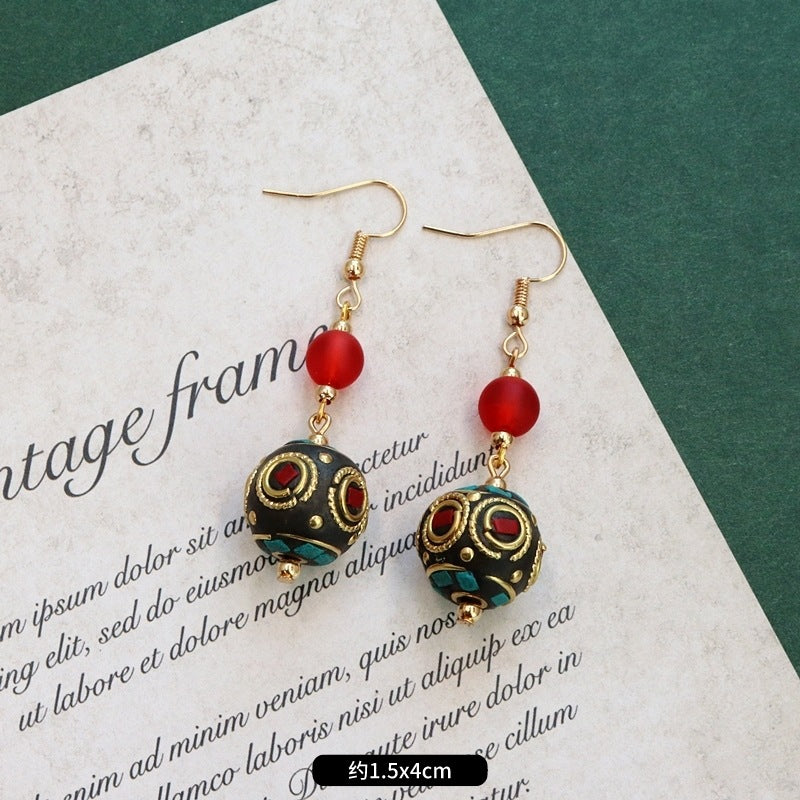 Wholesale Nepal Minimalist Alloy Earrings