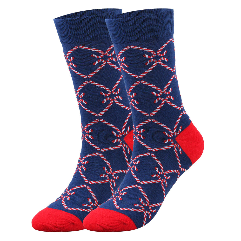 Wholesale New Christmas Men's Cotton Socks
