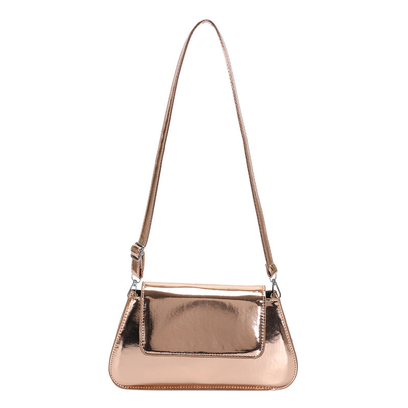 Bolso de hombro Glossy de láser PU al por mayor