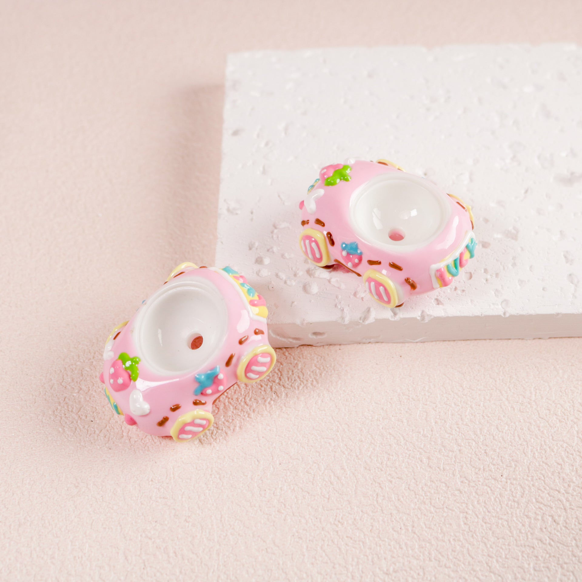 Wholesale Hand-painted Sports Car Heavy Oil Cute Pen Handmade Diy Hand-painted Beads