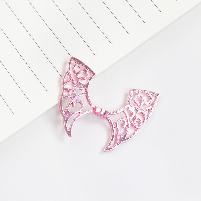 Wholesale 100PCS DIY Acrylic Hollow Butterfly Wings Beads