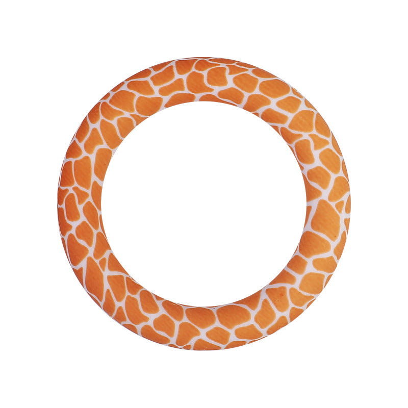 Wholesale 20PCS 65mm Leopard Print Silicone Ring Accessories