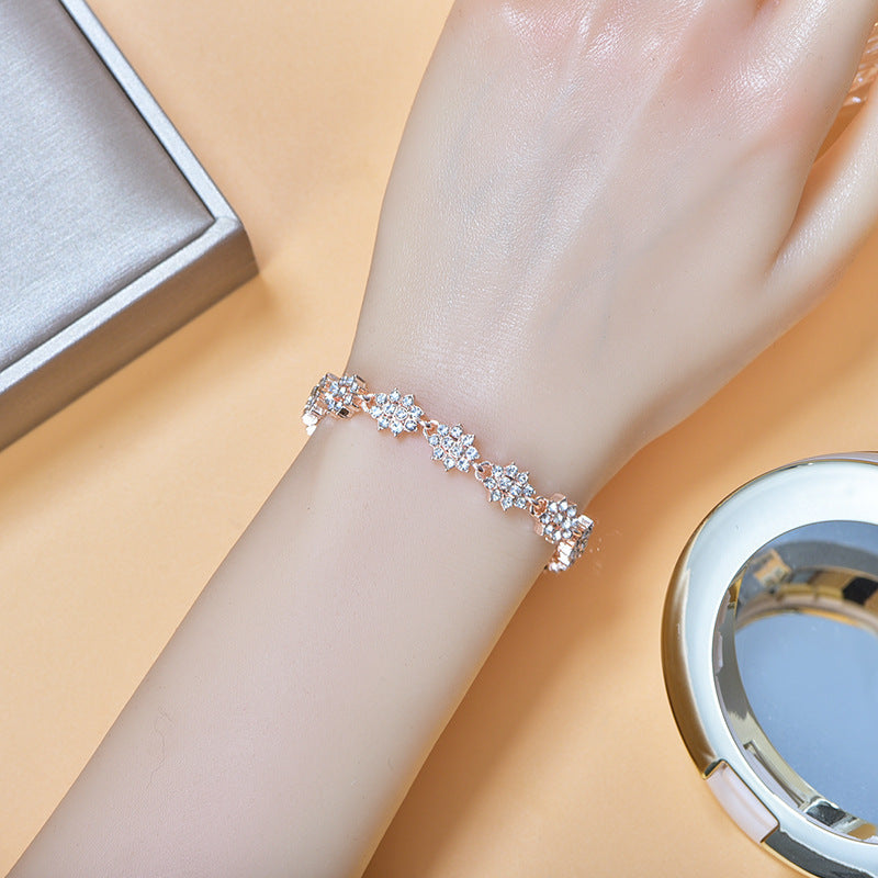 Wholesale Heart Diamond Alloy Bracelet