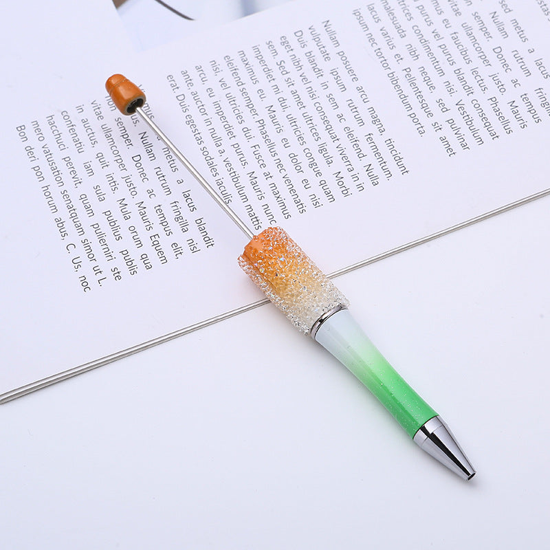 Wholesale Gradient Color Sugar Beadable Pens Rhinestone DIY Pens