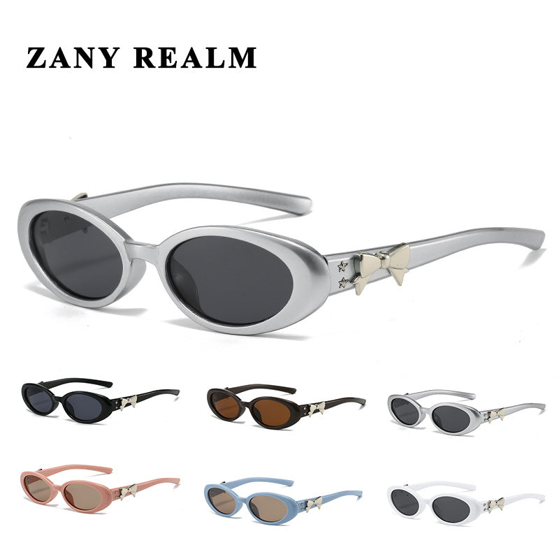 Wholesale Small oval frame luxury sunglasses