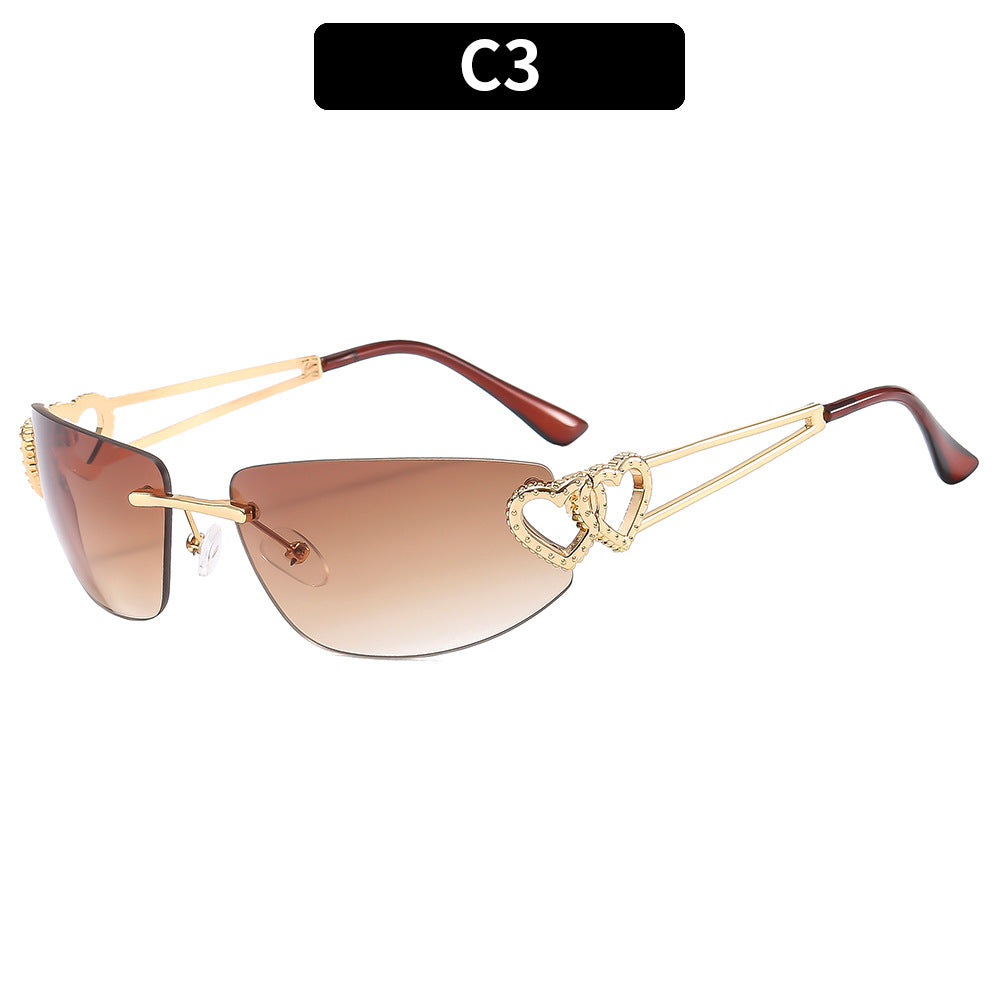 Gafas de sol y2kpc sin marco al por mayor