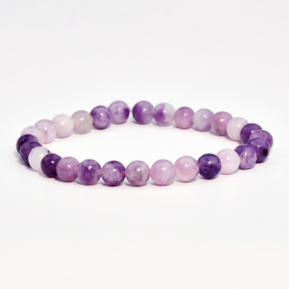 Wholesale retro amethyst bracelet single ring elastic rope agate bracelet