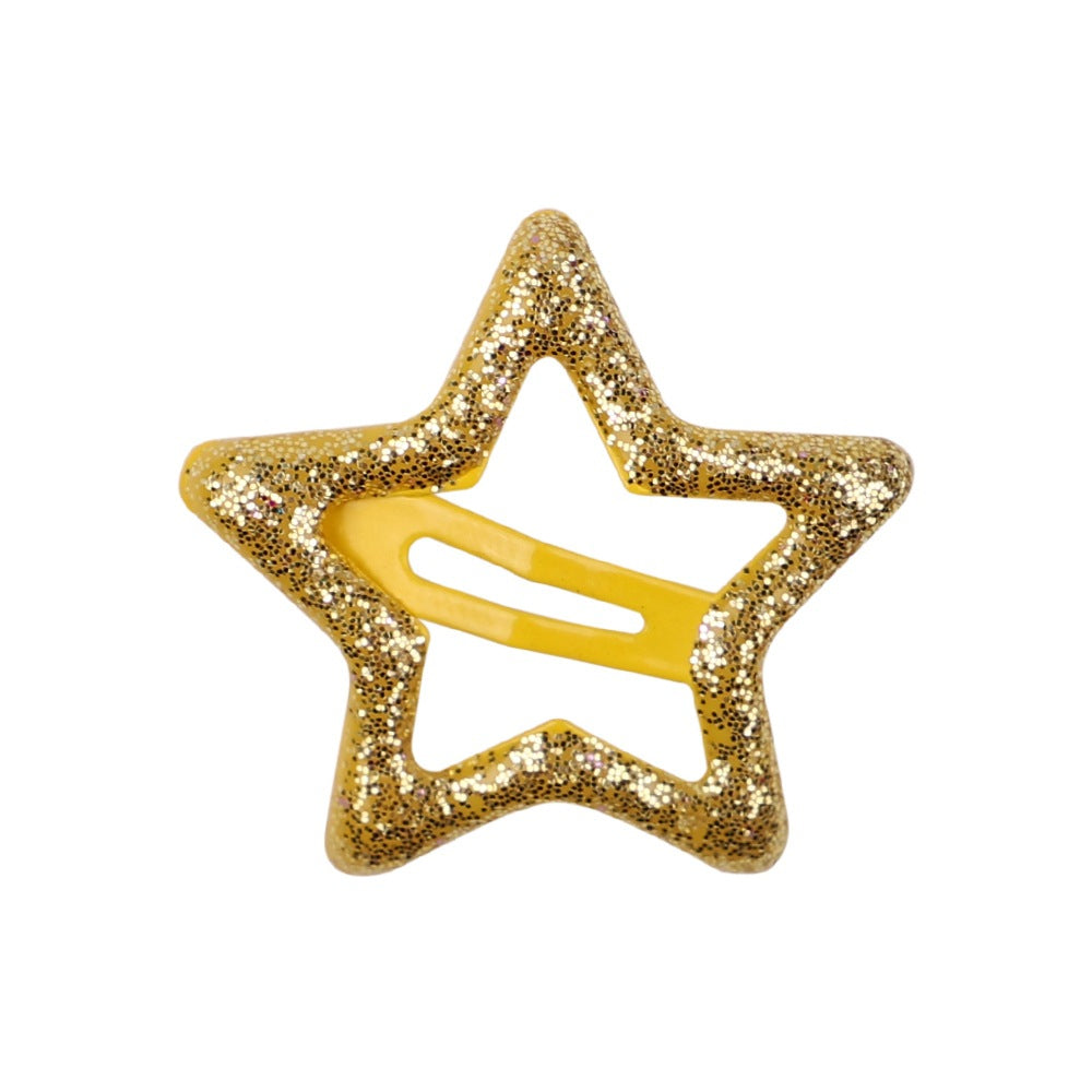 Wholesale Children's Broken Hair Candy Color Five-pointed Star Hair Clip