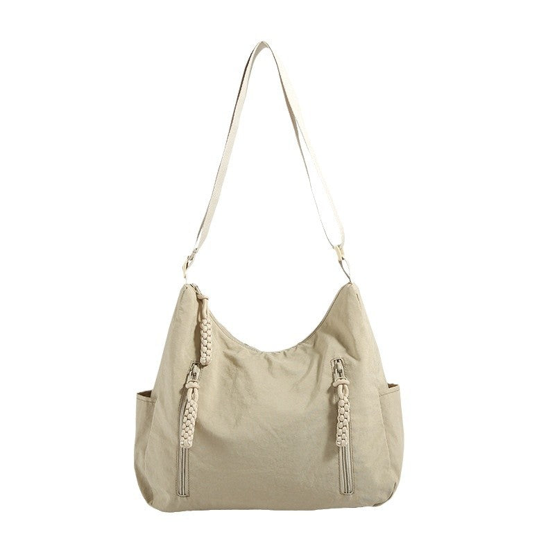 Wholesale Nylon bag Korean lazy style messenger bag large capacity commuter shoulder bag