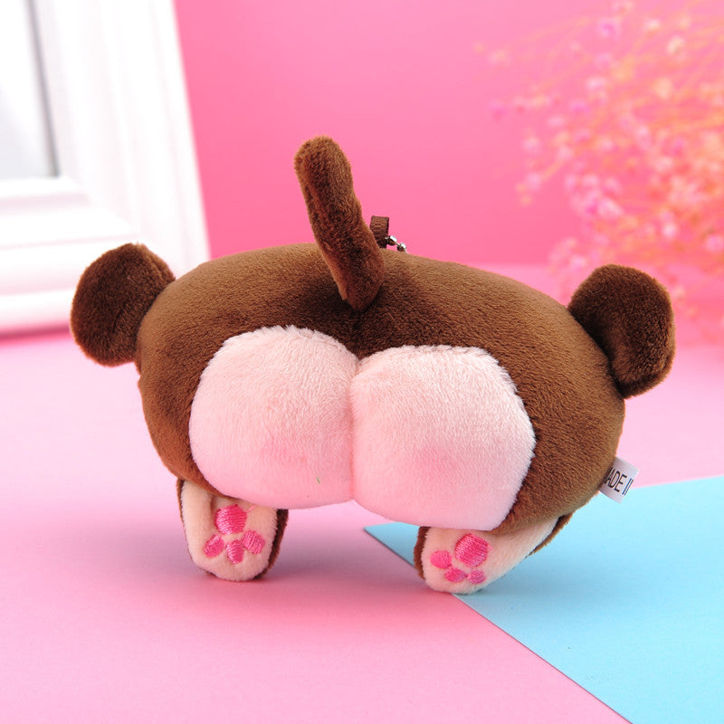 Wholesale Cow Keji Butt Plush Toy Pendant Keychain