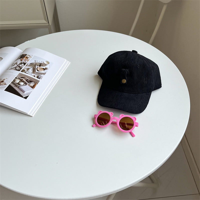 Wholesale Cotton Children's Cartoon Sunglasses Hat