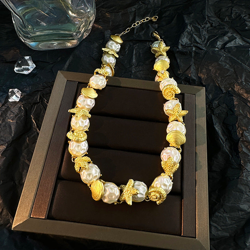 Wholesale Gut Beach Style Clavicle Chain Accessories Necklace