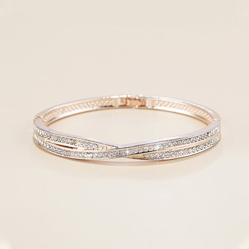 Wholesale Diamond Cross Silver Bracelet