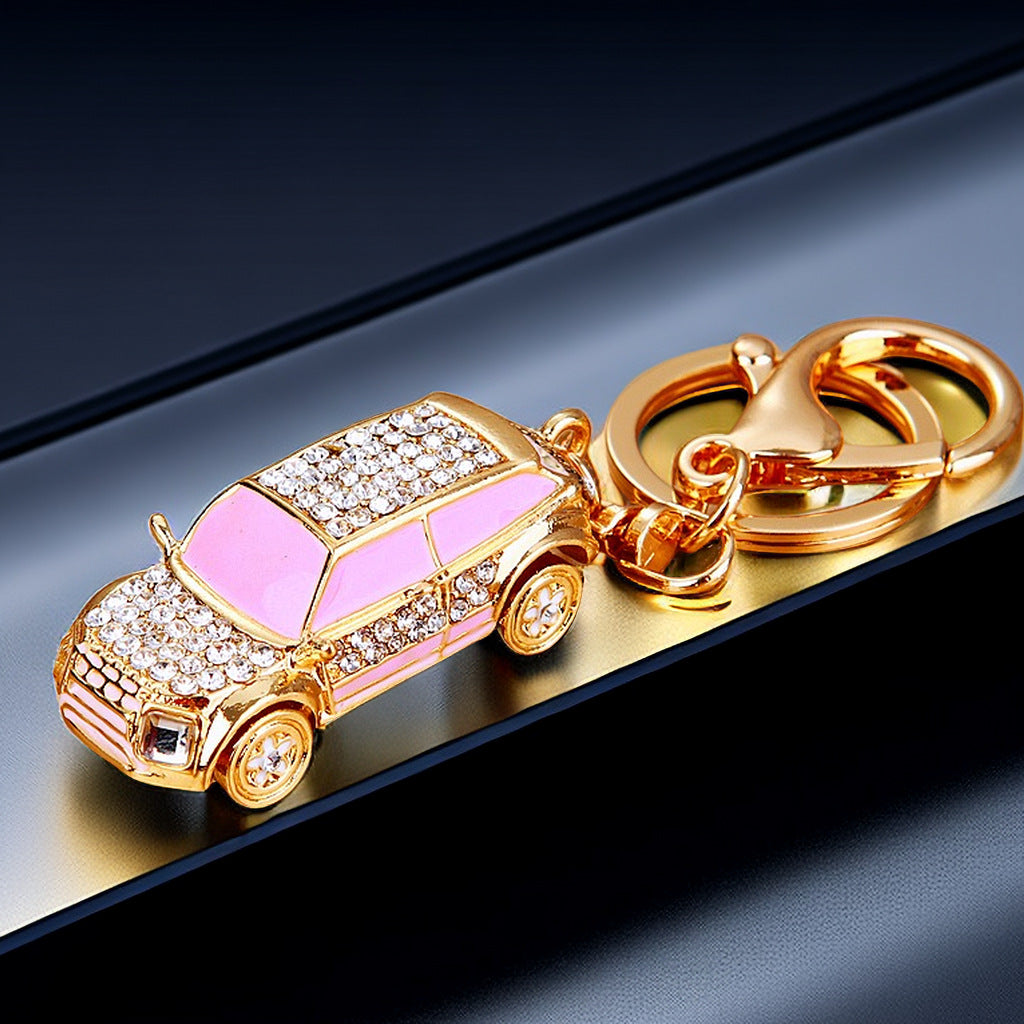 Wholesale Full Diamond Keychain Metal Bag Charm Chic Fashion Accessory OLY Exclusive