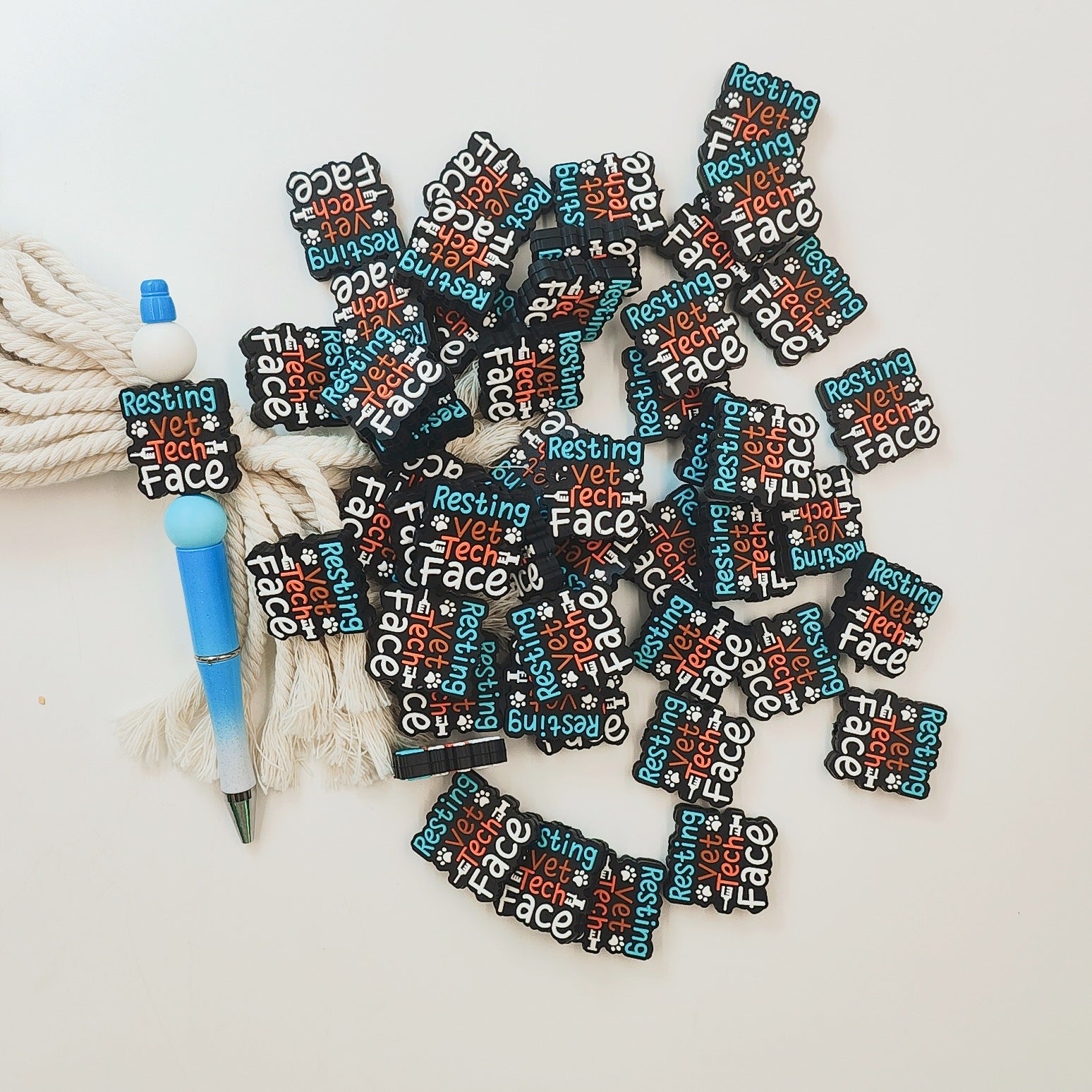 Wholesale 10pcs DIY Silicone Beads