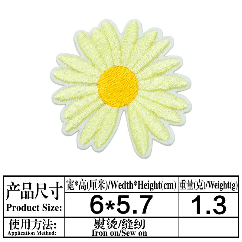 Wholesale Trendy Embroidery Patches Cloth Applique For Clothing Shoes Bags DIY Decorative Accent