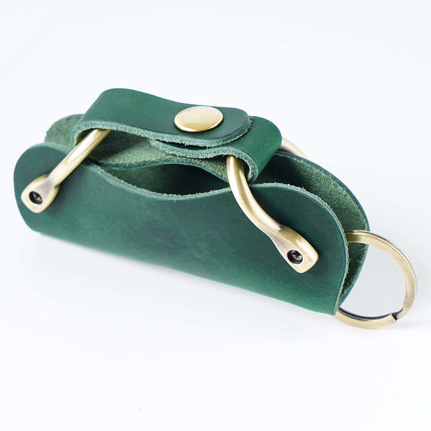 Wholesale Cowhide Creative Household Handmade Storage Leather Keychain