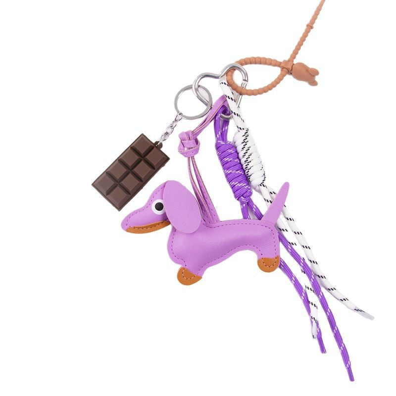 Wholesale Puppy bag keychain pendant