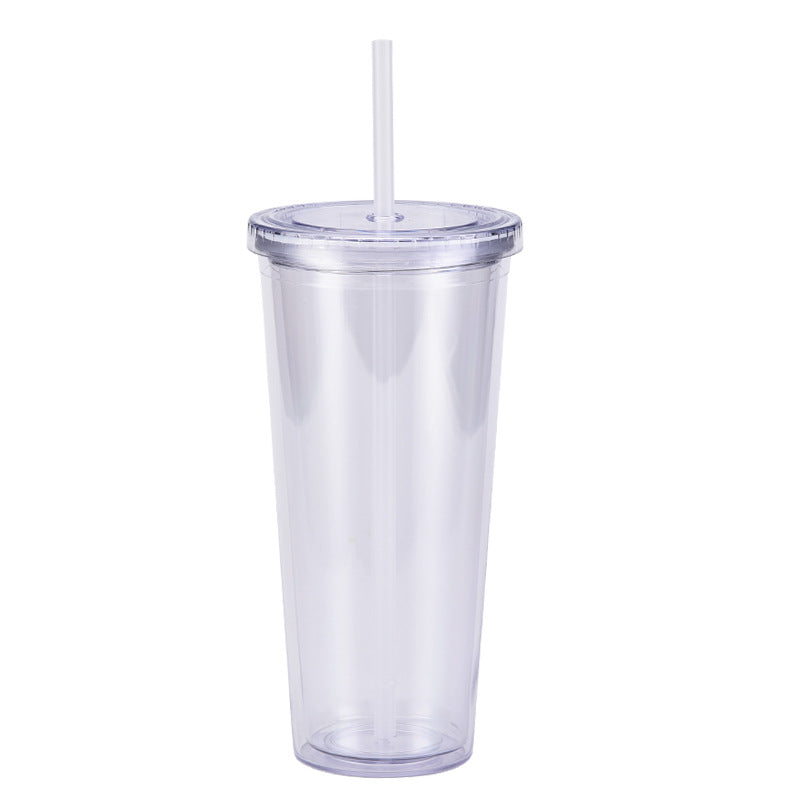 Wholesale  24oz plastic pipette cup creative transparent cold drink cup with lid water cup