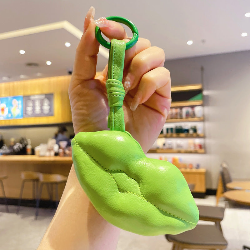 Keychains de labios de cuero al por mayor