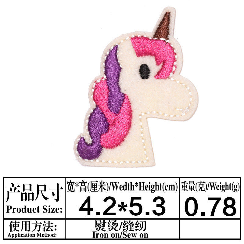 Wholesale Cloth Cartoon Embroidered Patch Set 9 Styles Sew Iron On Applique For Clothing DIY Craft Supply